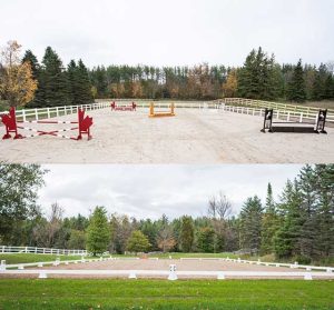 Home Sweet Home Equestrian outdoor arena